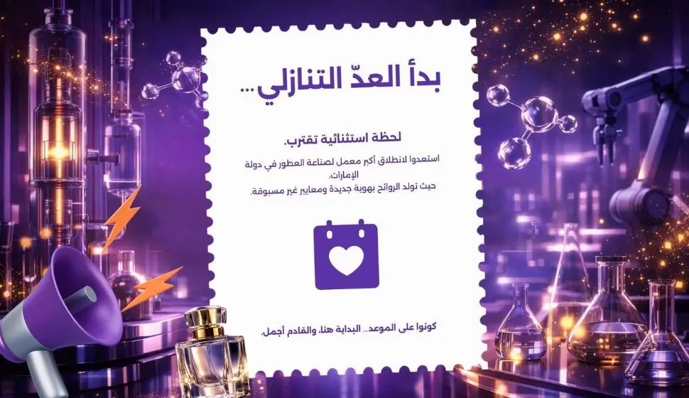 قريبًا… افتتاح أكبر معمل لصناعة العطور في الإمارات