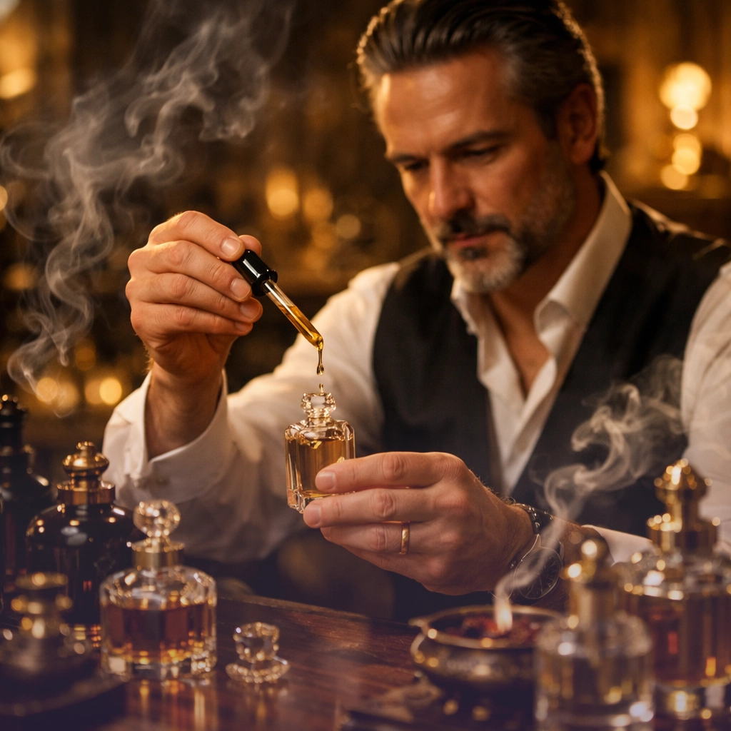 Perfume and incense course - practical training at Dar Al Alm Institute